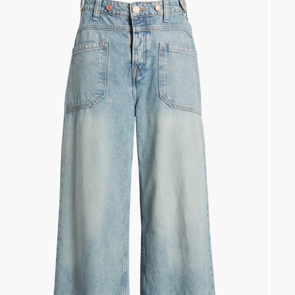 We The Free Palmer Coffed Light Wash Relaxed Jeans - Picture 14 of 14